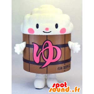 Yuttsura mascota kun, nube, espuma en un barril - MASFR27352 - Yuru-Chara mascotas japonesas