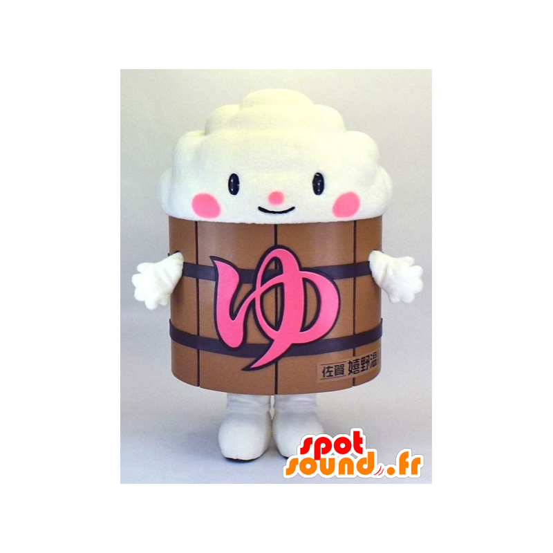 Mascot Yuttsura Kun, espuma nuvem num barril - MASFR27352 - Yuru-Chara Mascotes japoneses