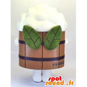 Yuttsura kun mascot, cloud, foam in a barrel - MASFR27352 - Yuru-Chara Japanese mascots