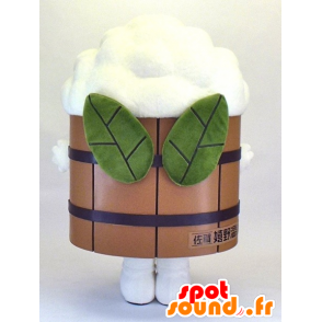 Mascot Yuttsura kun, wolk schuim in een vat - MASFR27352 - Yuru-Chara Japanse Mascottes