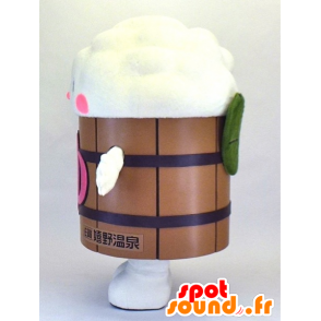 Yuttsura mascota kun, nube, espuma en un barril - MASFR27352 - Yuru-Chara mascotas japonesas