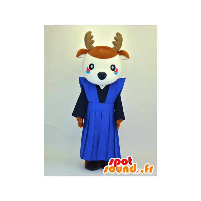 Mascot Wapiti Shikamaru, ciervos blancos y marrones - MASFR27355 - Yuru-Chara mascotas japonesas