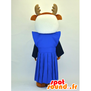 Mascot Wapiti Shikamaru, ciervos blancos y marrones - MASFR27355 - Yuru-Chara mascotas japonesas