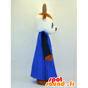 Maskot Wapiti Shikamaru, bílé a hnědé jelen - MASFR27355 - Yuru-Chara japonské Maskoti