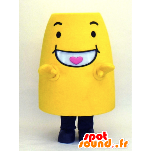Maskot Noto-Don, žlutý muž, všechny úsměvy Ishikawa - MASFR27356 - Yuru-Chara japonské Maskoti