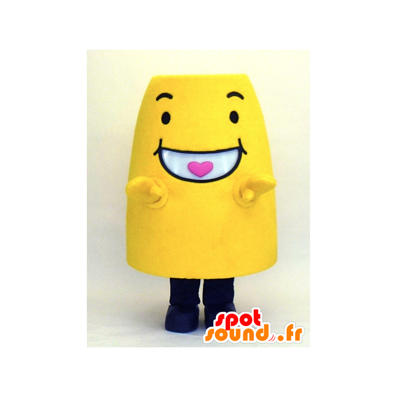 Mascot Noto-Don, yellow man, all smiles Ishikawa - MASFR27356 - Yuru-Chara Japanese mascots