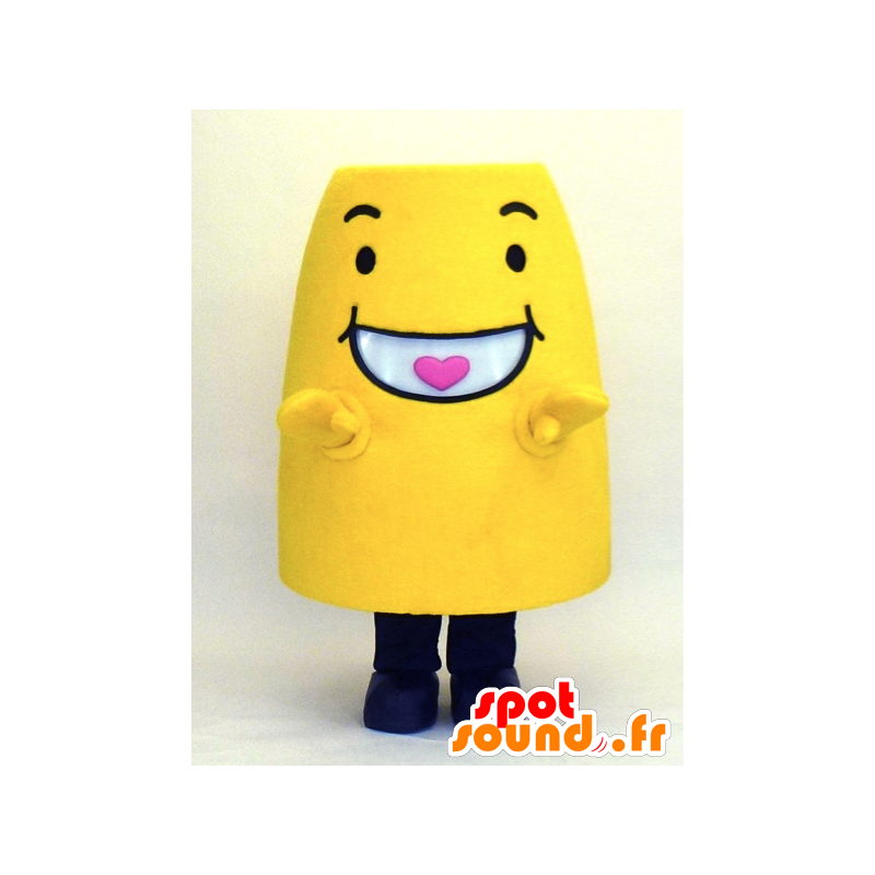 Maskotti Noto-Don, keltainen mies, kaikki hymyilee Ishikawa - MASFR27356 - Mascottes Yuru-Chara Japonaises