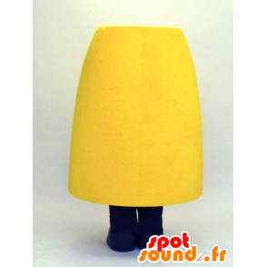 Mascotte de Noto-Don, bonhomme jaune, très souriant d'Ishikawa - MASFR27356 - Mascottes Yuru-Chara Japonaises