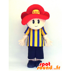 Mascot Kameri kun, atletisk gutt med en blomst på hodet - MASFR27357 - Yuru-Chara japanske Mascots