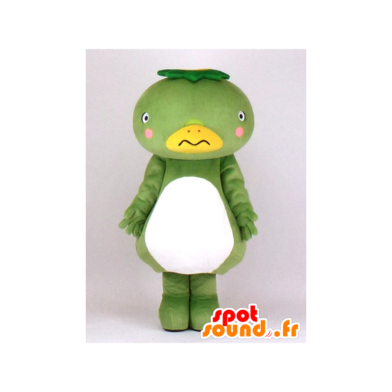 Wakappi mascot, green turtle, white and yellow - MASFR27363 - Yuru-Chara Japanese mascots