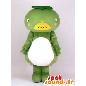 Wakappi Maskottchen grüne Schildkröte, Weiß und Gelb - MASFR27363 - Yuru-Chara japanischen Maskottchen