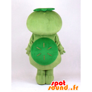 Wakappi mascot, green turtle, white and yellow - MASFR27363 - Yuru-Chara Japanese mascots