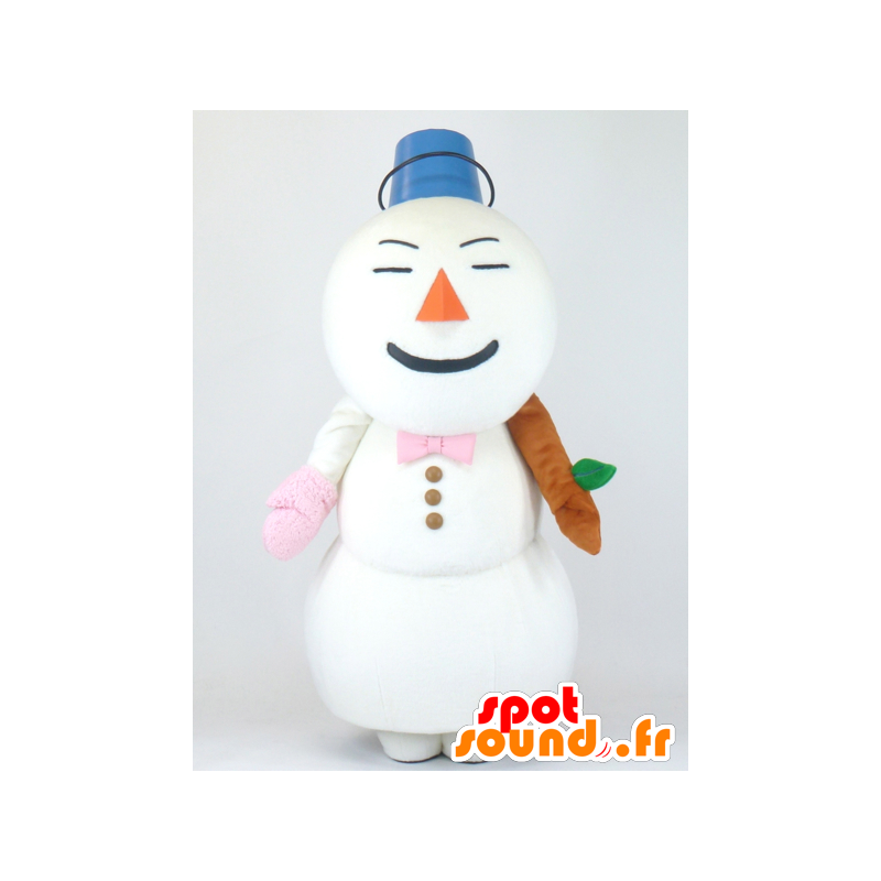 Lumiukko maskotti jättiläinen lumi näyttää kovaa - MASFR27368 - Mascottes Yuru-Chara Japonaises