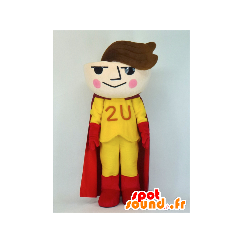 Mascot Yakisoban roupa de super-herói Soup Bowl - MASFR27370 - Yuru-Chara Mascotes japoneses