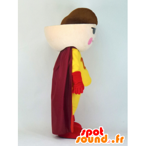 Yakisoban mascot, soup bowl in superhero attire - MASFR27370 - Yuru-Chara Japanese mascots