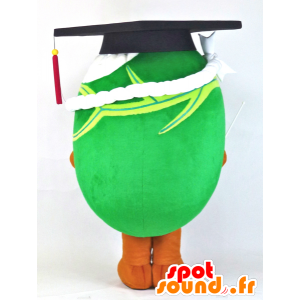 Mascota de Mr. Bean, habichuelas mágicas con sombrero de graduado - MASFR27373 - Yuru-Chara mascotas japonesas