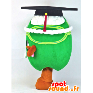 Mascota de Mr. Bean, habichuelas mágicas con sombrero de graduado - MASFR27373 - Yuru-Chara mascotas japonesas