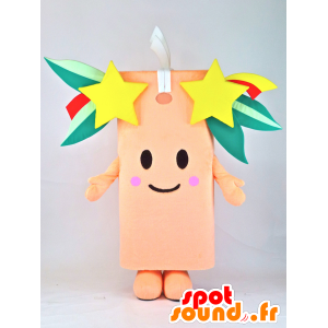 Hoshiyume chan mascot, pink guy with stars - MASFR27374 - Yuru-Chara Japanese mascots