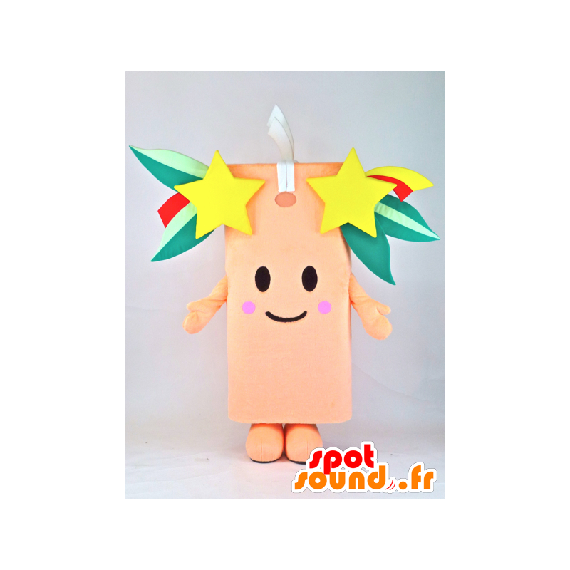 Mascot Hoshiyume chan, roze kerel met sterren - MASFR27374 - Yuru-Chara Japanse Mascottes