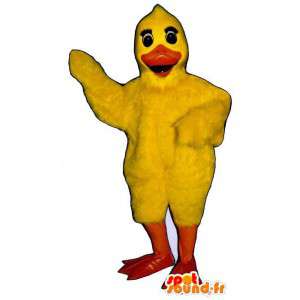 Mascotte de poussin jaune géant. Costume de canard - MASFR007065 - Mascotte de canards