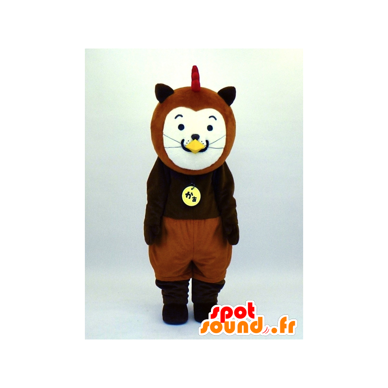 Mascotte de Miyazaki dog huh-kun, chien déguisé en coq - MASFR27378 - Mascottes Yuru-Chara Japonaises