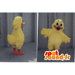 Mascot amarillo canario. El polluelo de vestuario - MASFR007066 - Mascota de gallinas pollo gallo