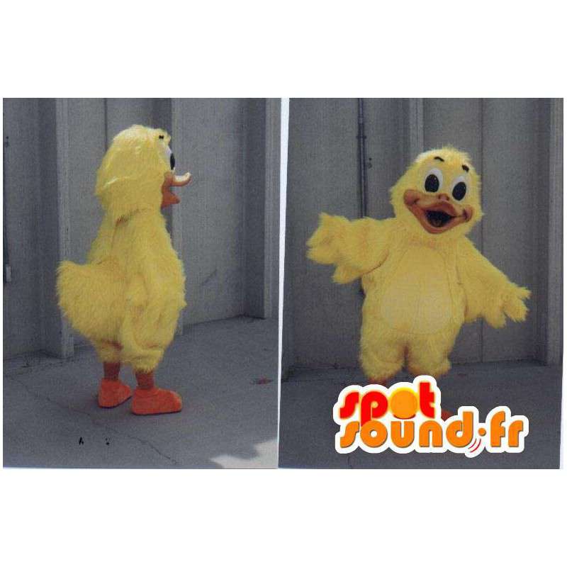 Mascotte kanarie geel. Chick Costume - MASFR007066 - Mascot Hens - Hanen - Kippen