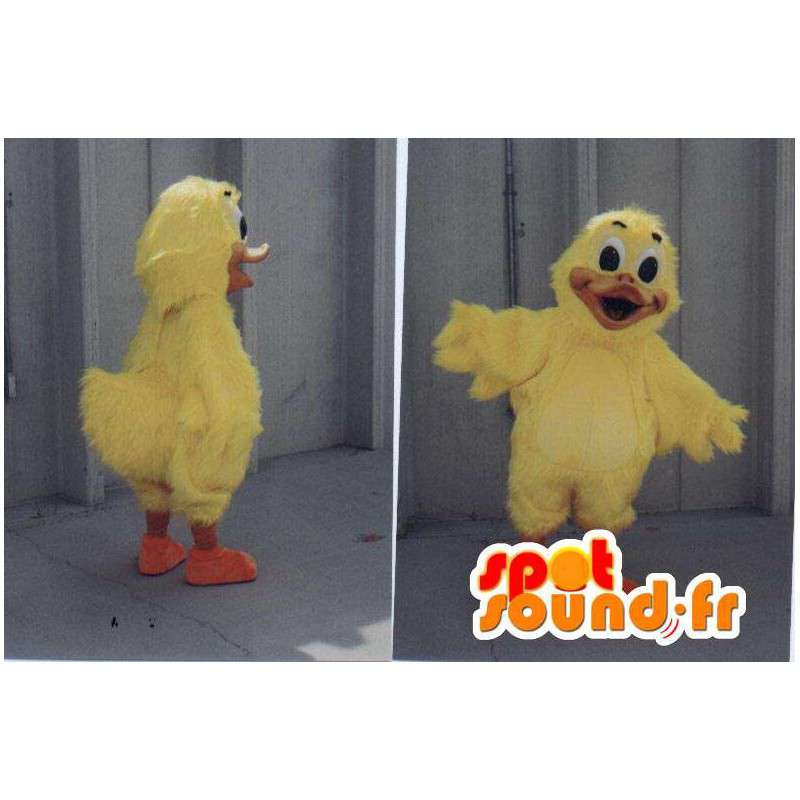 Maskot kanarigul. Chick Costume - MASFR007066 - Mascot Høner - Roosters - Chickens