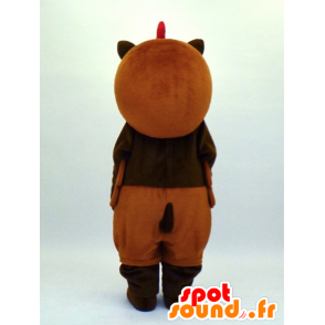 Cane mascotte huh Miyazaki-kun, travestito da cane gallo - MASFR27378 - Yuru-Chara mascotte giapponese