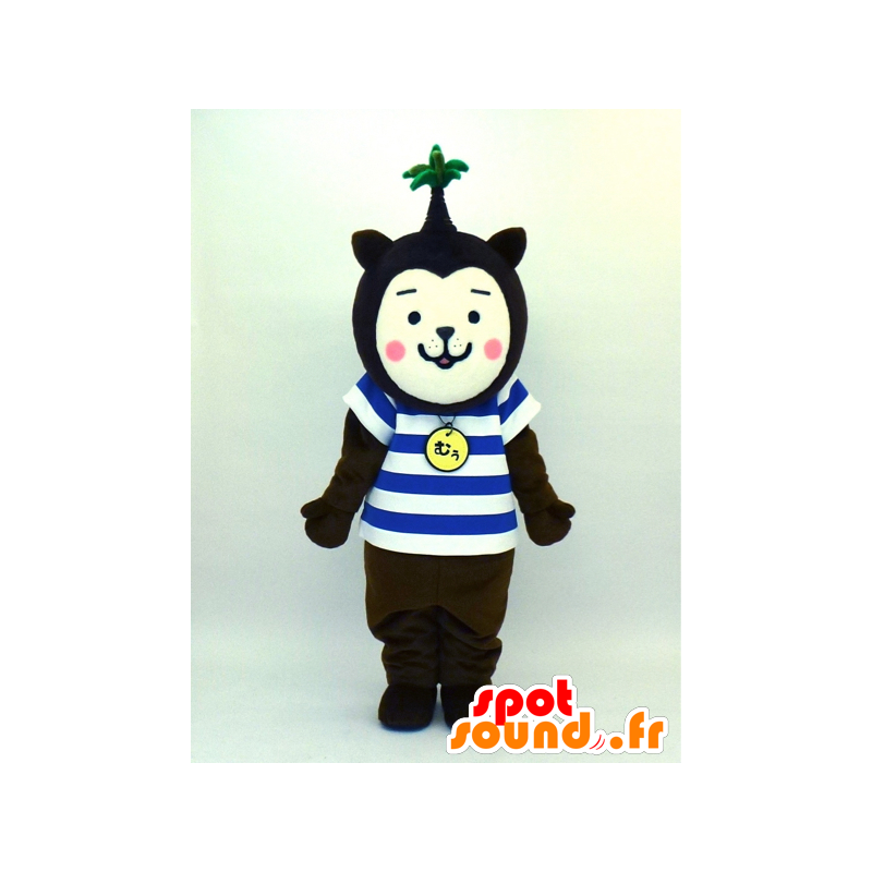 Mascot Miyazaki Muu-chan, dog with a palm on the head - MASFR27379 - Yuru-Chara Japanese mascots