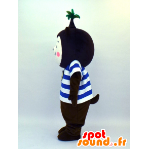 Mascotte de Miyazaki Muu-chan, chien avec un palmier sur la tête - MASFR27379 - Mascottes Yuru-Chara Japonaises