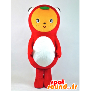 Mascota Mikakin, pez rojo gigante con una cabeza de color naranja - MASFR27382 - Yuru-Chara mascotas japonesas