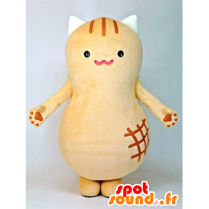 Mascota Pinyattsu, gato anaranjado y blanco, maní gigante - MASFR27384 - Yuru-Chara mascotas japonesas