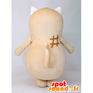 Pinyattsu mascot, orange and white cat, giant peanut - MASFR27384 - Yuru-Chara Japanese mascots