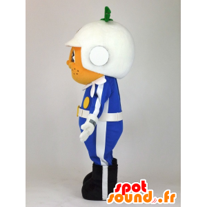 Mascot Manabukun, klementin i politiuniform - MASFR27385 - Yuru-Chara japanske Mascots