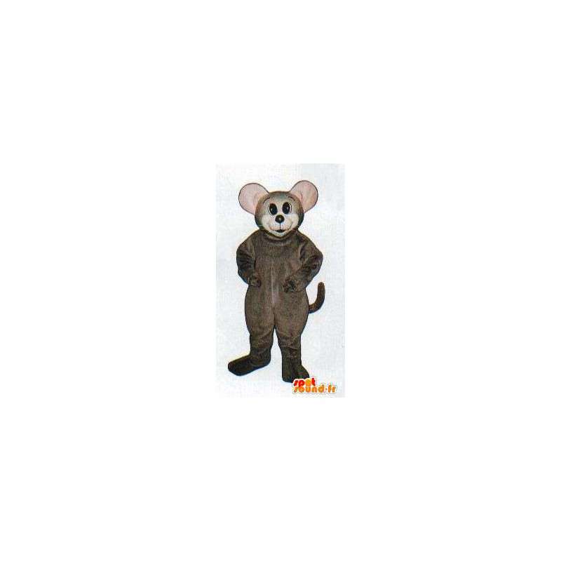 Traje cinzento mouse. Costume do mouse - MASFR007069 - rato Mascot
