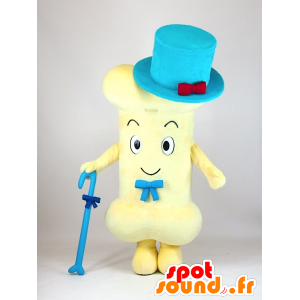 Honetsugikun mascotte, osso gigante con un cappello a cilindro - MASFR27390 - Yuru-Chara mascotte giapponese