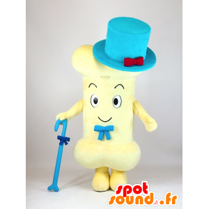 Mascotte de Honetsugikun, os géant avec un chapeau haut de forme - MASFR27390 - Mascottes Yuru-Chara Japonaises