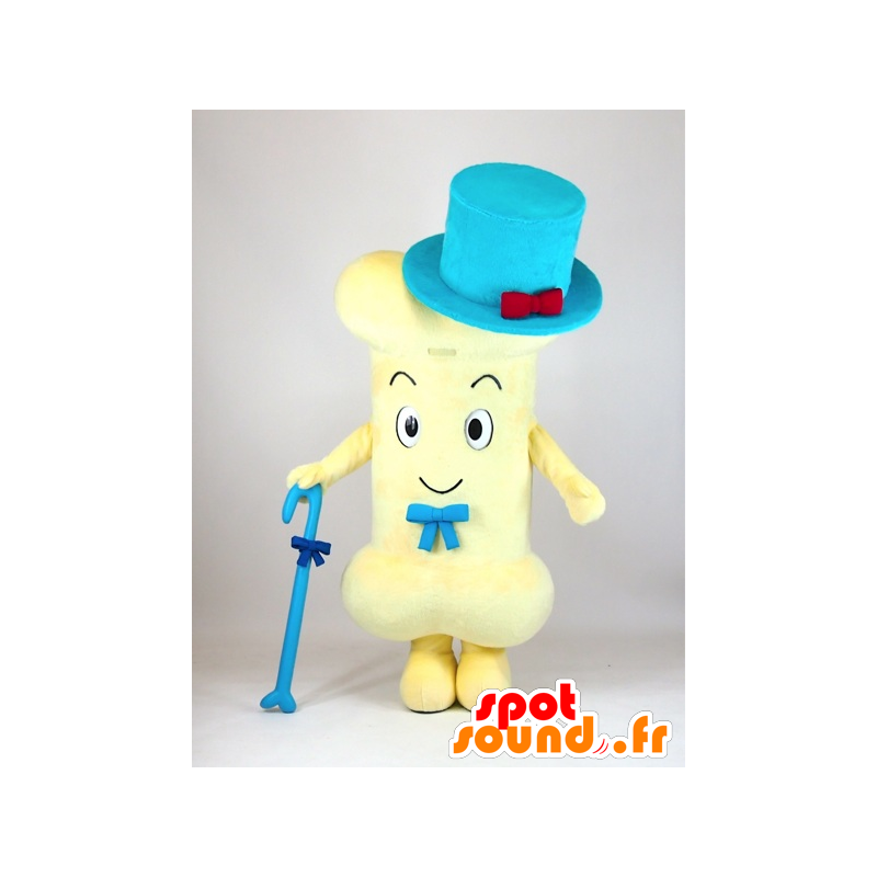 Honetsugikun mascotte, osso gigante con un cappello a cilindro - MASFR27390 - Yuru-Chara mascotte giapponese