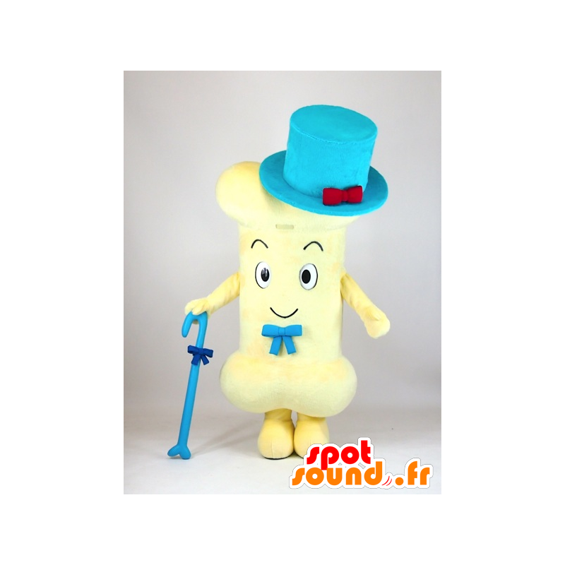 Mascotte de Honetsugikun, os géant avec un chapeau haut de forme - MASFR27390 - Mascottes Yuru-Chara Japonaises