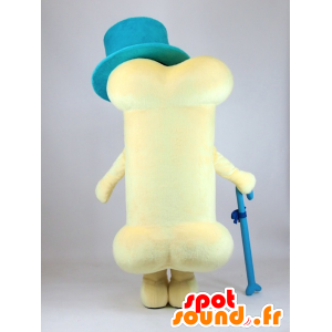 Mascot Honetsugikun reus bot met een hoge hoed - MASFR27390 - Yuru-Chara Japanse Mascottes