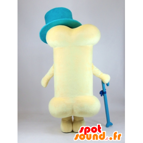 Honetsugikun mascotte, osso gigante con un cappello a cilindro - MASFR27390 - Yuru-Chara mascotte giapponese