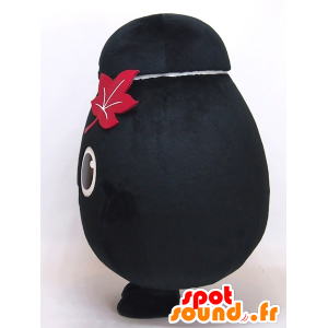 Tsubo-chan mascotte, zwarte man met een groot hoofd - MASFR27391 - Yuru-Chara Japanse Mascottes