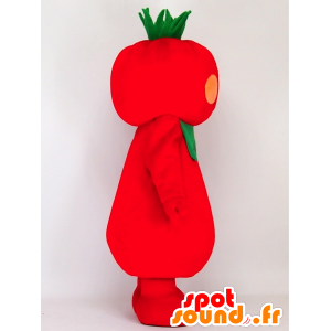 Maskot Tomapin, röd och grön tomat, jätte - Spotsound maskot