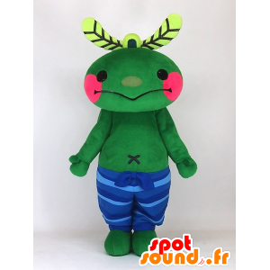 Mascotte de Gil-kun bonhomme représentant la nature et les océans - MASFR27395 - Mascottes Yuru-Chara Japonaises