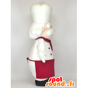 Mascotte d'Amigo Ojisan, restaurateur, cuisinier, avec une toque - MASFR27397 - Mascottes Yuru-Chara Japonaises