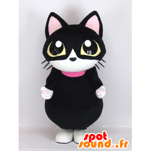 Mascotte de Beibimau chan, chaton noir et blanc - MASFR27398 - Mascottes Yuru-Chara Japonaises