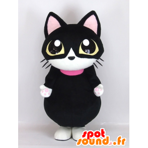 Beibimau chan mascotte, nero e bianco gattino - MASFR27398 - Yuru-Chara mascotte giapponese