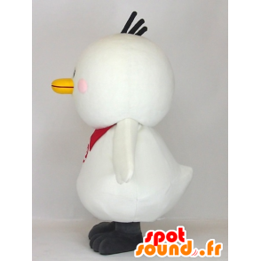 Sagimarukun mascot, white bird, round and cute - MASFR27399 - Yuru-Chara Japanese mascots