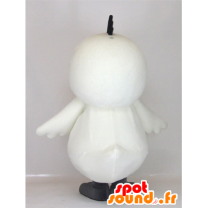 Maskot Sagimarukun, bílý pták, kulaté a roztomilé - MASFR27399 - Yuru-Chara japonské Maskoti